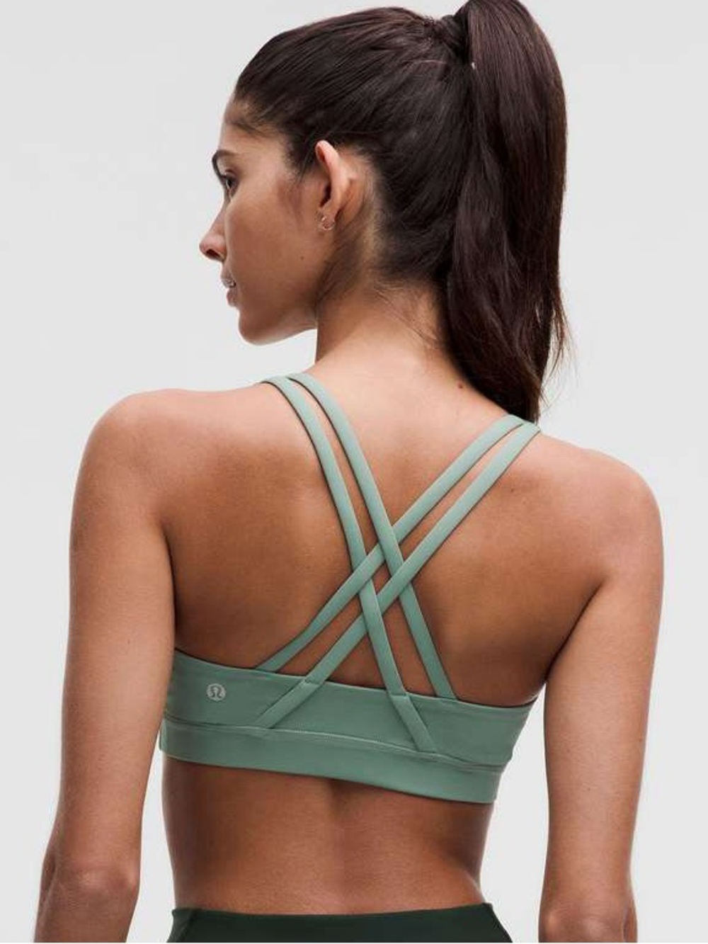 Lululemon Energy Bra *Medium Support green size 8 - Picture 2 of 5